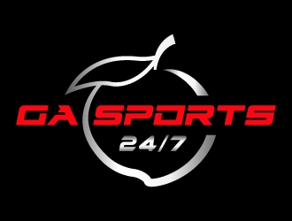 GA Sports 24/7 logo design by MUSANG