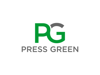 Press Green (JuiceN Cafe) logo design by p0peye