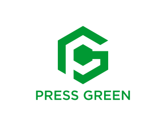 Press Green (JuiceN Cafe) logo design by p0peye