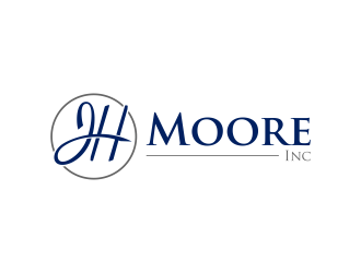 JH Moore Inc logo design by pakNton