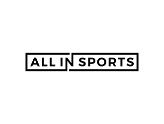 All In Sports logo design by BlessedArt
