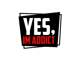 YES, IM ADDICT logo design by GemahRipah