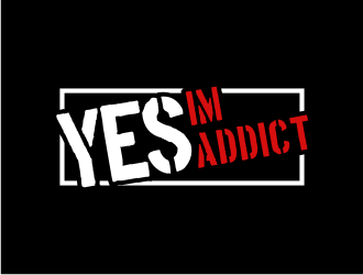 YES, IM ADDICT logo design by GemahRipah