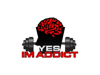 YES, IM ADDICT logo design by yans