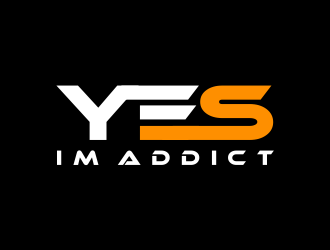 YES, IM ADDICT logo design by creator_studios