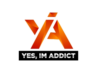 YES, IM ADDICT logo design by fourtyx