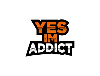 YES, IM ADDICT logo design by mewlana