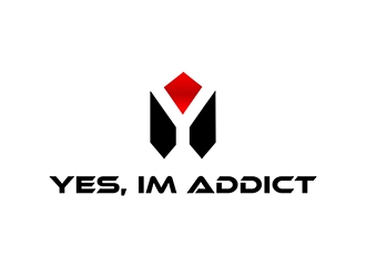 YES, IM ADDICT logo design by SteveQ
