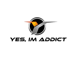 YES, IM ADDICT logo design by SteveQ
