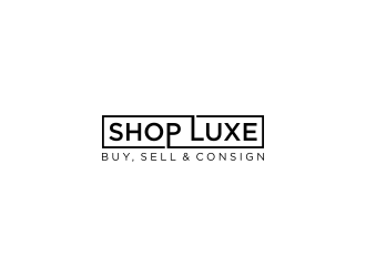 SHOP LUXE  logo design by haidar