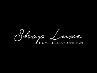 SHOP LUXE  logo design by checx