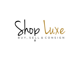 SHOP LUXE  logo design by ammad