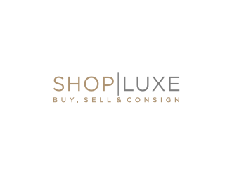 SHOP LUXE  logo design by bricton