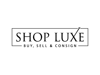 SHOP LUXE  logo design by sakarep