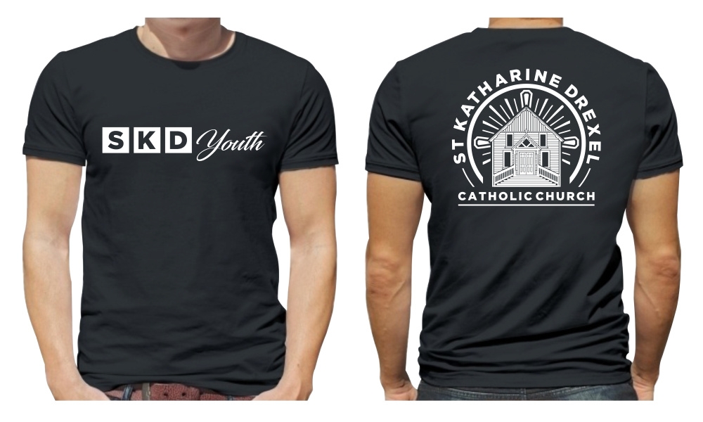 St Katharine Drexel Catholic Church logo design by aura