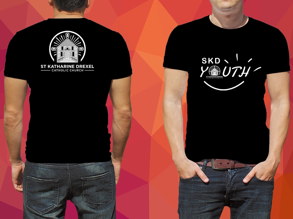 St Katharine Drexel Catholic Church logo design by Gelotine