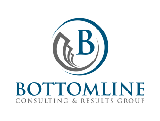 Bottomline Consulting & Results Group logo design by p0peye
