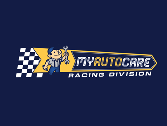 My Auto Care Racing Division  logo design by kunejo