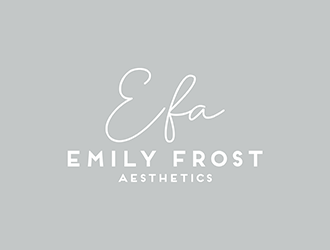 Emily Frost Aesthetics logo design by EkoBooM