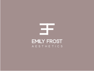 Emily Frost Aesthetics logo design by Susanti