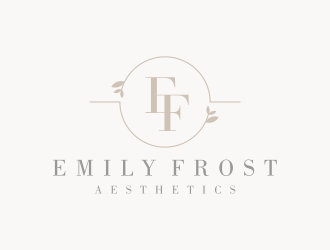Emily Frost Aesthetics logo design by DiDdzin