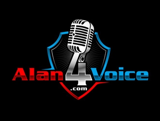 Alan4Voice.com logo design by DreamLogoDesign