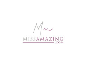 MissAmazing.com logo design by bricton