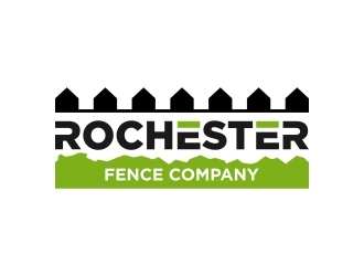 Rochester Fence Company logo design by Royan