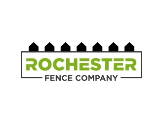 Rochester Fence Company logo design by Royan