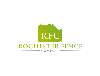 Rochester Fence Company logo design by bricton