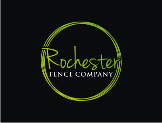 Rochester Fence Company logo design by bricton