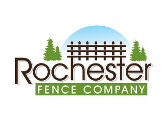 Rochester Fence Company logo design by Conception