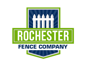 Rochester Fence Company logo design by kunejo