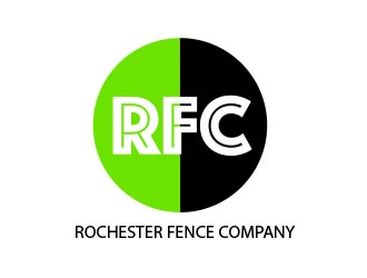 Rochester Fence Company logo design by gundala