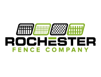 Rochester Fence Company logo design by jaize