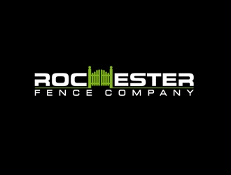 Rochester Fence Company logo design by disenyo