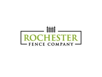 Rochester Fence Company logo design by LogOExperT