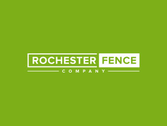 Rochester Fence Company logo design by ubai popi