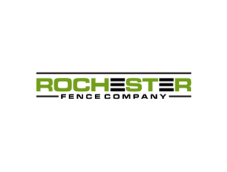 Rochester Fence Company logo design by sheilavalencia