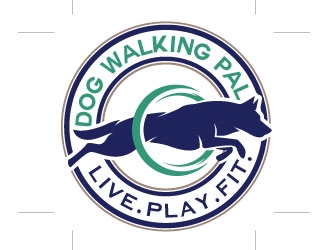 Dog Walking Pal logo design by Conception