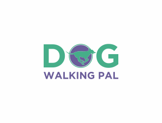 Dog Walking Pal logo design by luckyprasetyo