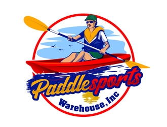Paddlesports Warehouse, Inc. logo design by DreamLogoDesign