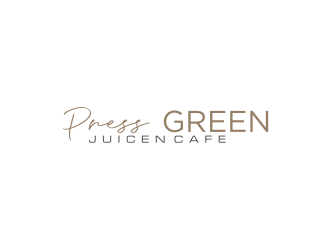Press Green (JuiceN Cafe) logo design by bricton