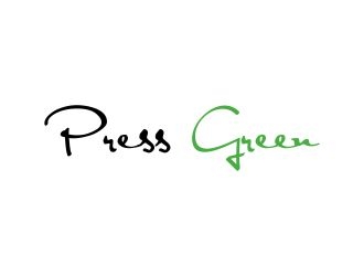 Press Green (JuiceN Cafe) logo design by N3V4