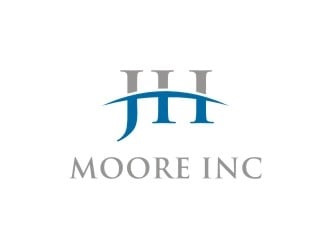 JH Moore Inc logo design by sabyan