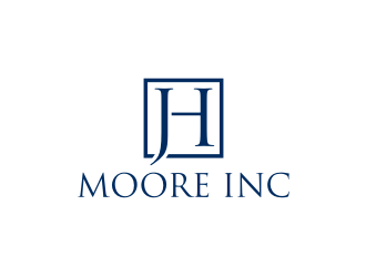 JH Moore Inc logo design by blessings