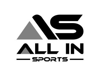 All In Sports logo design by N3V4