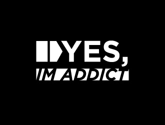 YES, IM ADDICT logo design by iamjason