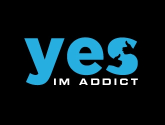 YES, IM ADDICT logo design by pambudi