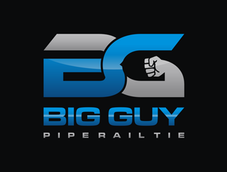 Big Guy Pipe Rail Tie  logo design by Jhonb